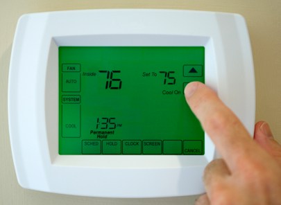 Thermostat service by Cascade Comfort Systems LLC
